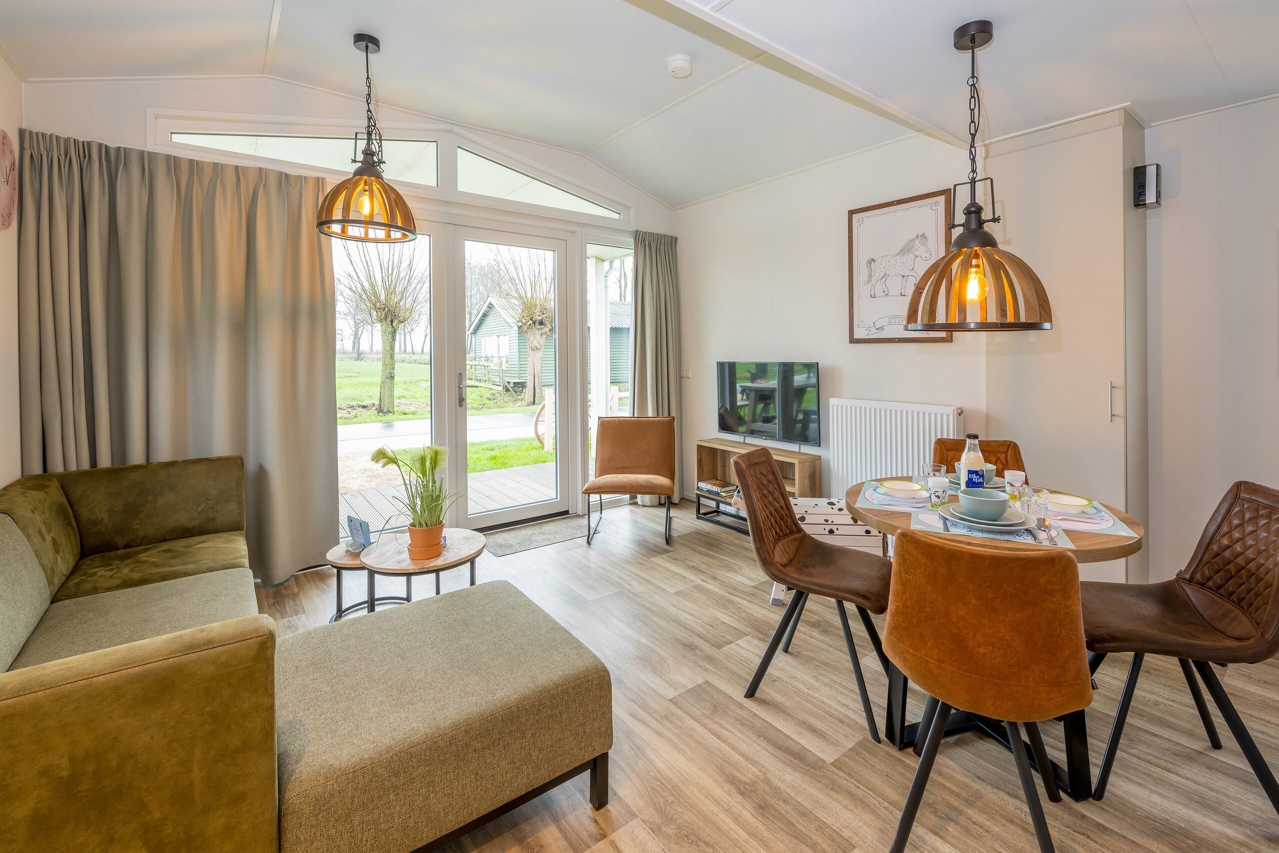 Accommodatie stip de pony leefruimte familie resort molenwaard