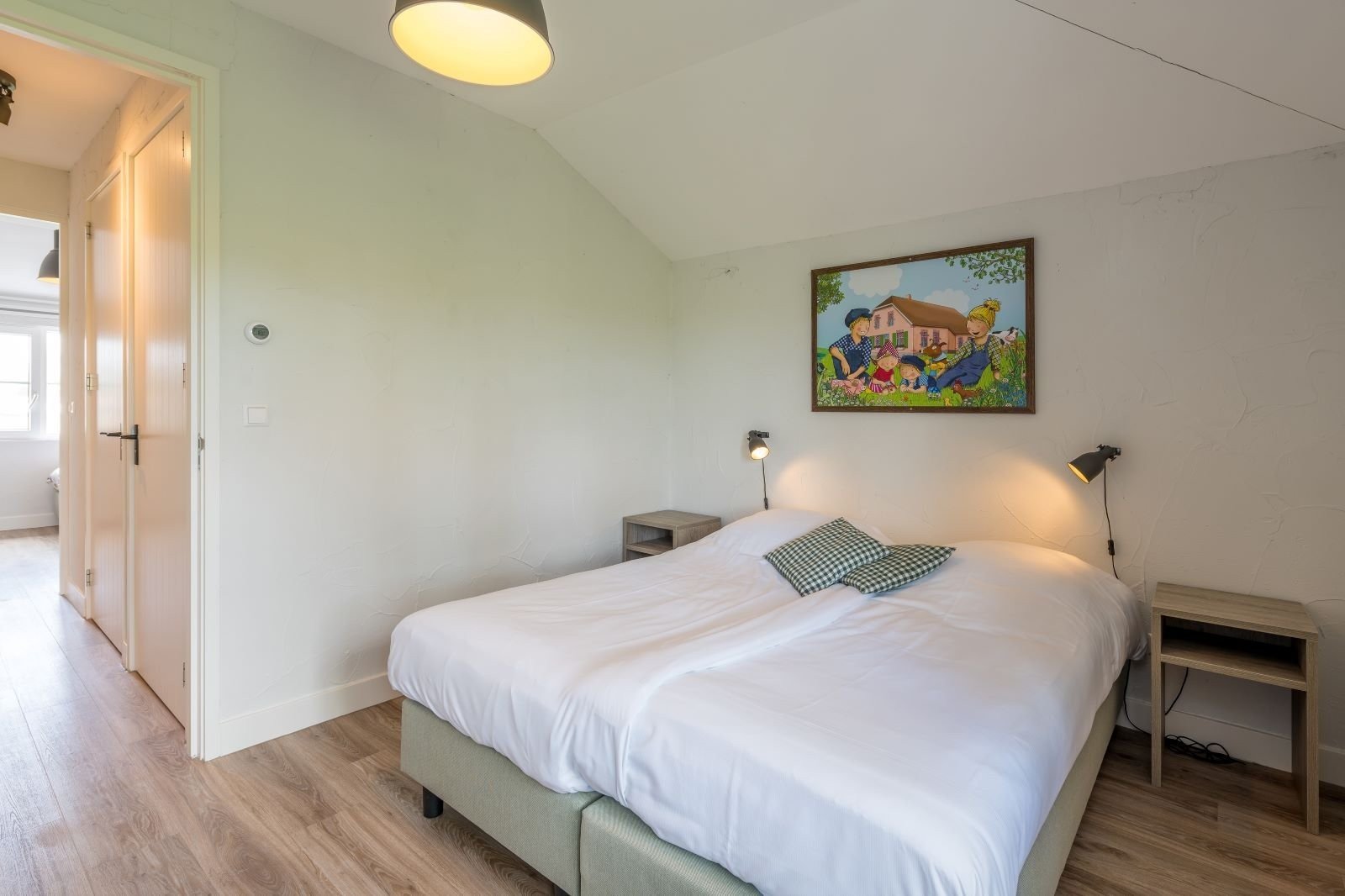 Hooischuur slaapkamer familie resort molenwaard