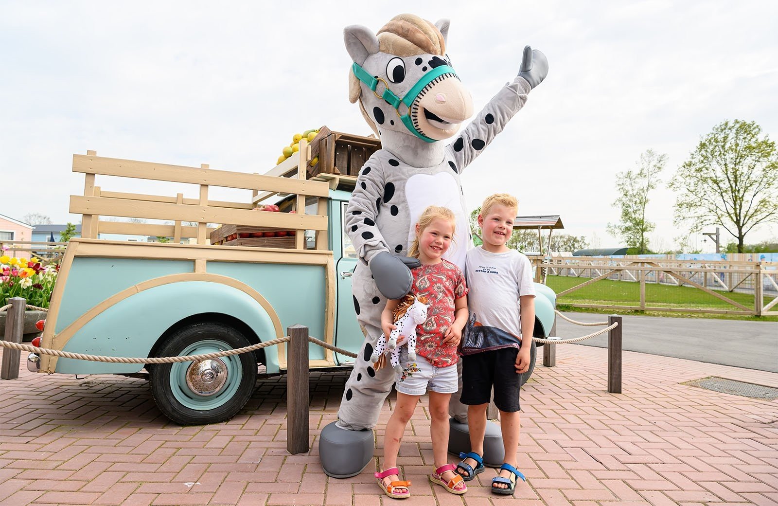 meet en greet met stip de pony bij familie resort molenwaard
