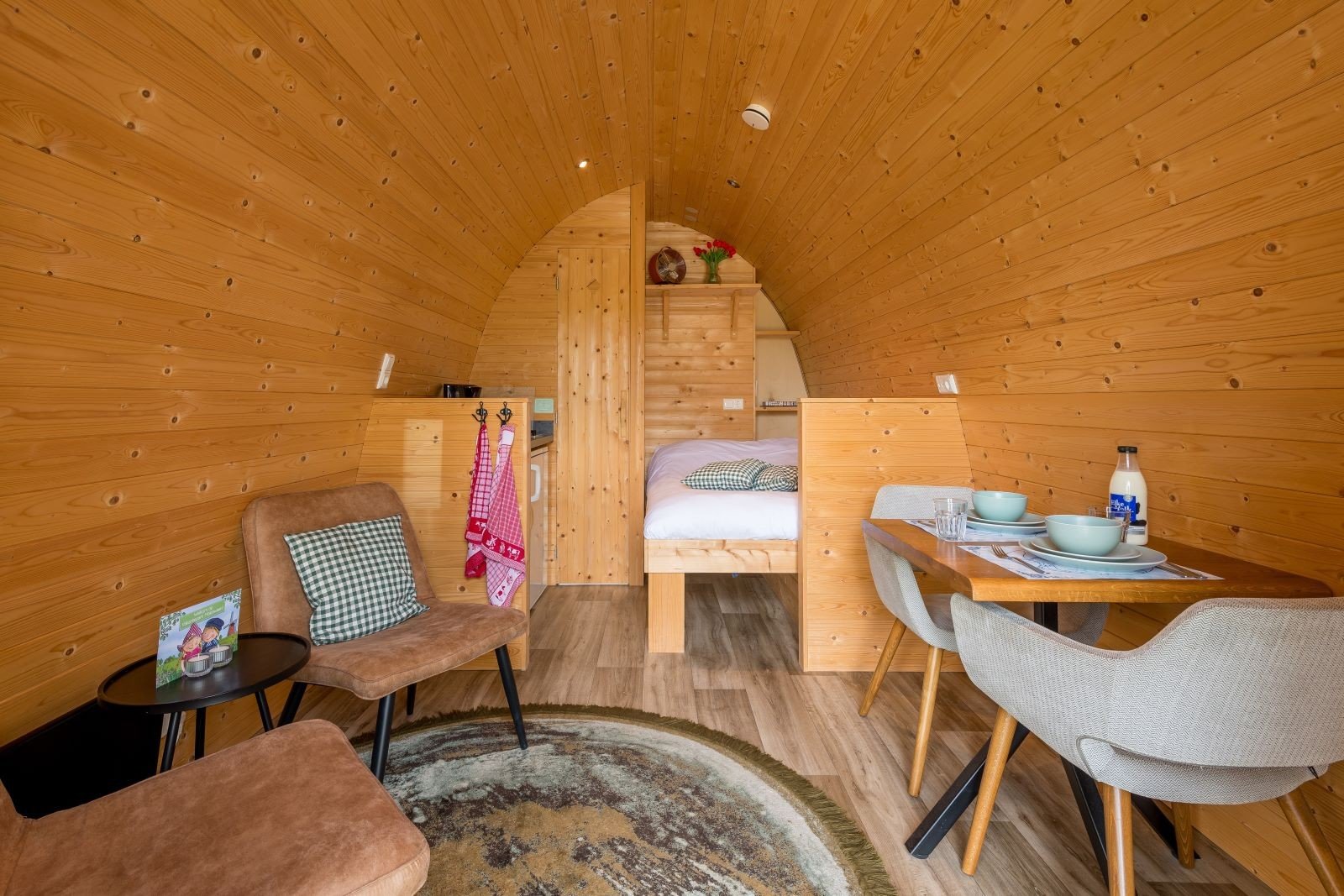 Polderlodge 2 personen leefruimte