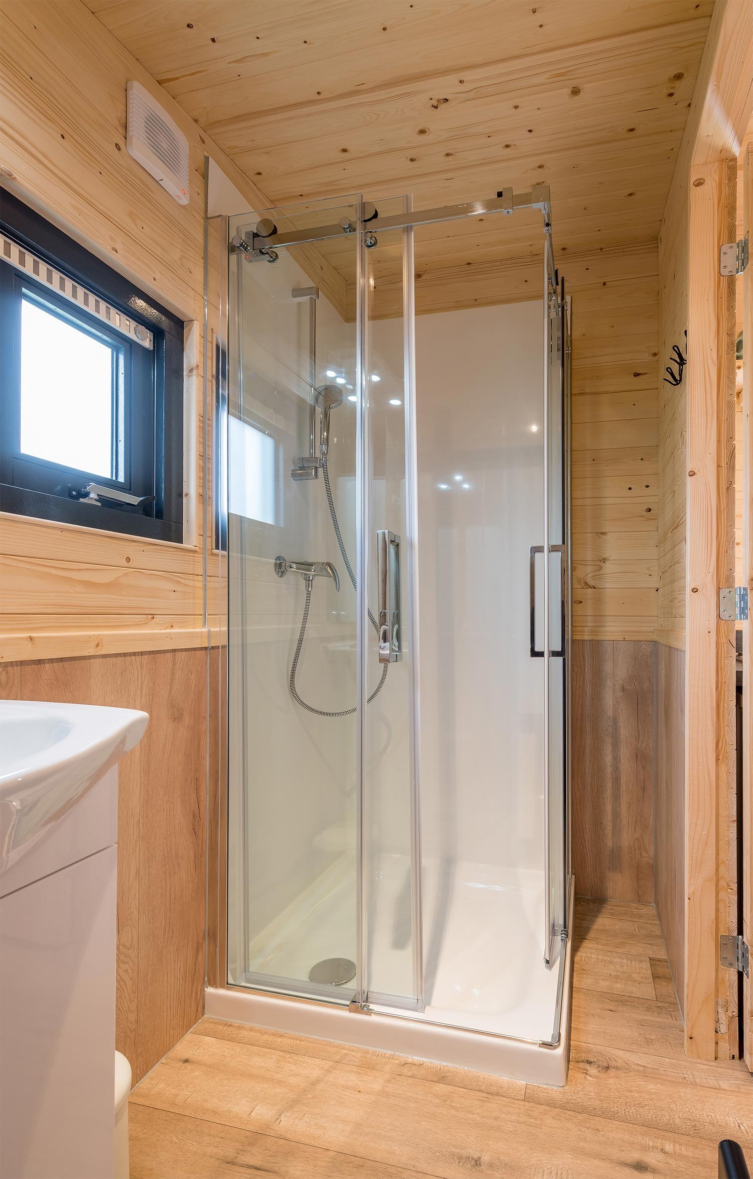 Polderlodge badkamer 4 personen