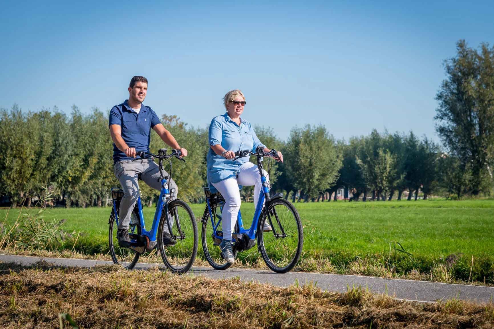 Fietsen door de alblasserwaard
